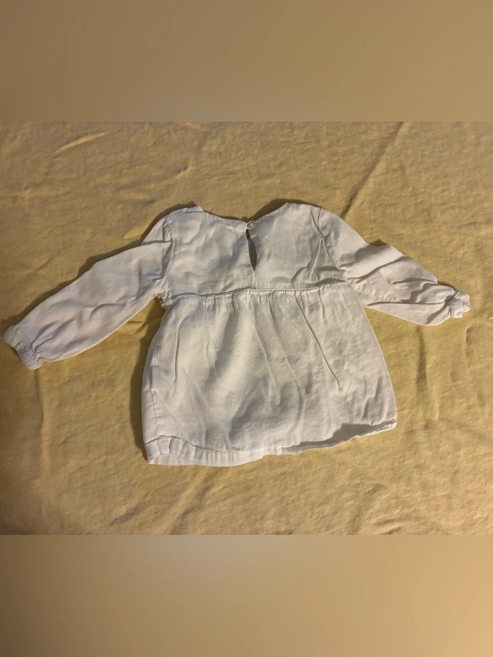 Carter’s Girls 12 Months White Floral Shirt